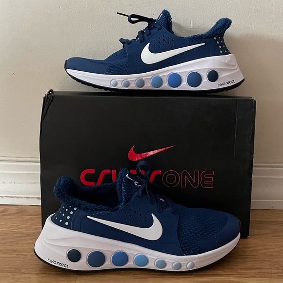 Nike Cruzr One Tinker Hatfield Blue/White size 10.5 new with box rare comfy ds - Picture 2 of 7